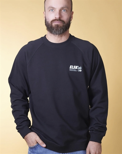 Elsk - Goods CH Mens Raglan Crewneck - Black